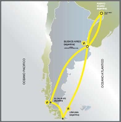 itinerario argentina tour