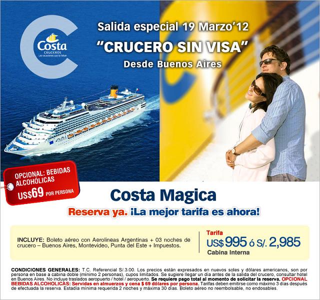 costa cruceros
