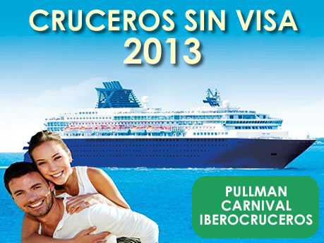 crucero sin visa tours 2013